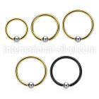 bcrteb3 hoops captive rings anodized surgical steel 316l eyebrow