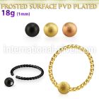 bcwt18f3 anodized surgical steel ball closure rings ear  othersear  lobe ear otherseyebrow helix tragus  piercing