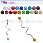 bdaf4 straight barbells surgical steel 316l 