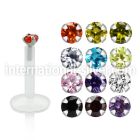 bilz25m labrets lip rings bioflex ptfe belly button