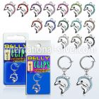 blcp672 fake illusion hoops others belly button