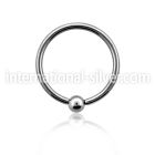 blk106 hoops captive rings surgical steel 316l helix