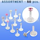 blk117 labrets lip rings bioflex ptfe belly button