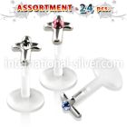 blk182 labrets lip rings bioflex ptfe belly button