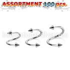 blk220b spirals twisters surgical steel 316l eyebrow