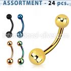 blk277 belly rings anodized surgical steel 316l belly button