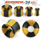 blk311 tunnels gauges organic body jewelry ear lobe