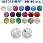 blk315 loose body jewelry parts surgical steel 316l belly button