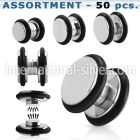 blk410 cheaters  illusion plugs and tapers surgical steel 316l belly button