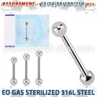 blk476 straight barbells surgical steel 316l eyebrow