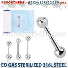 blk481 straight barbells surgical steel 316l helix