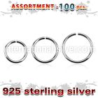 blk517 seamless segment rings silver 925 nose