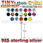 blk531 bend it to fit nose studs silver 925 nose