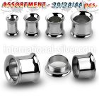 blk536 tunnels gauges surgical steel 316l ear lobe