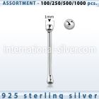 blk559 nose bone silver 925 nose