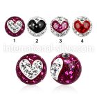 bmfr8 loose body jewelry parts surgical steel 316l belly button