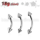 bn18cn3 micro curved barbells surgical steel 316l eyebrow