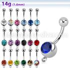 bn1cgh belly rings surgical steel 316l belly button