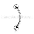 bneb4 micro curved barbells surgical steel 316l eyebrow