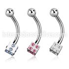 bnesdc micro curved barbells surgical steel 316l eyebrow