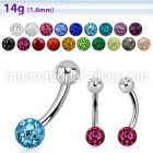 bnfr6 belly rings surgical steel 316l belly button