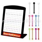 brac29 board w 120 flexible nose bone retainer ball shaped tops