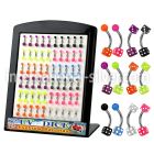 brdi3 micro curved barbells surgical steel 316l with acrylic parts eyebrow