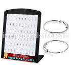 brend1 surgical steel endless nose ring hoops display 60