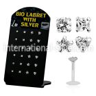 brlbi4 labrets lip rings bioflex ptfe labrets chin