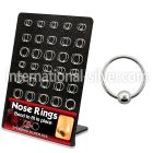 brnhm6 nose hoop silver 925 nose