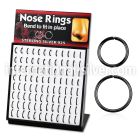 brnhmx13 nose hoop silver 925 