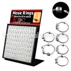 brnhmx5 nose hoop silver 925 nose