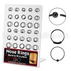 brnhp1 nose hoop silver 925 nose