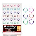 brnhp8 nose hoop silver 925 nose