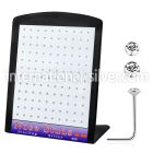 brnsmc10 sterling silver nose studs round gem tops