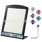 brnspmm l shape nose studs silver 925 nose