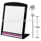 brnyc bend it to fit nose studs silver 925 nose