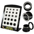 brpg148b tunnels gauges anodized surgical steel 316l ear lobe