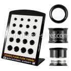 brpg149b tunnels gauges anodized surgical steel 316l ear lobe