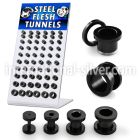 brpg14 tunnels gauges anodized surgical steel 316l ear lobe