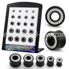 brpg179 tunnels gauges organic body jewelry ear lobe