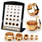 brpg197 tunnels gauges anodized surgical steel 316l ear lobe