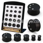 brpg208 tunnels gauges organic body jewelry ear lobe