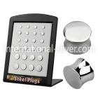 brpg2 plugs gauges surgical steel 316l ear lobe