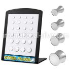 brpg83 plugs gauges surgical steel 316l ear lobe