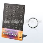 brsel6 seamless segment rings surgical steel 316l nose