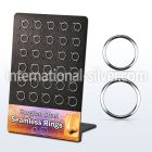 brsel9 seamless segment rings surgical steel 316l nose