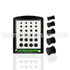 brsipg3 plugs gauges silicon body jewelry ear lobe