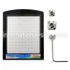 brspmc l shape nose studs silver 925 nose