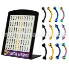 brte micro curved barbells anodized surgical steel 316l eyebrow